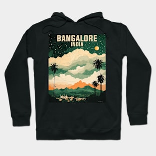 Bangalore India Vintage Tourism Travel Hoodie